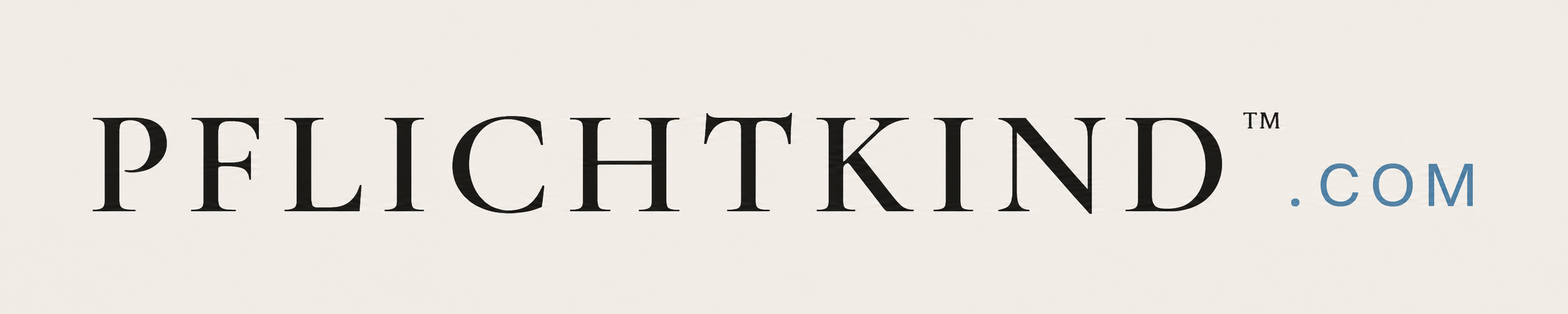 Pflichtkind™ Wortmarke mit Domain